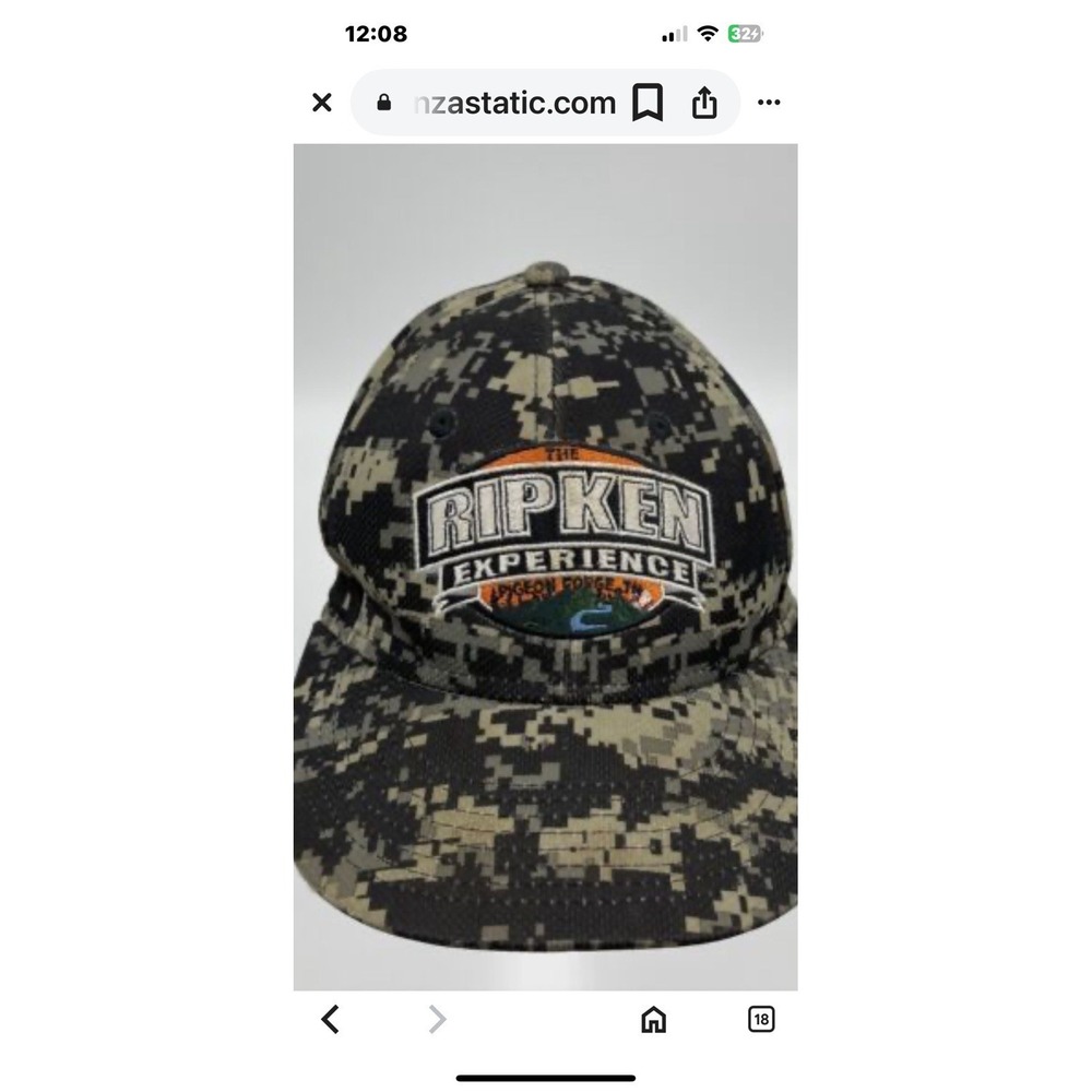 Ripken Experience Cap Pigeon Forge Ten Under Parlor Large Digital Camo Baseball